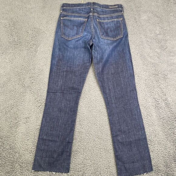 Citizens of Humanity Jeans Womens 26 Elson Mid Rise Straight Leg Blue Dark Wash - Picture 10 of 10